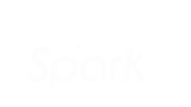 logo apache spark whitem