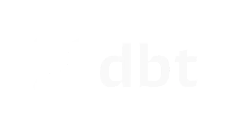 logo dbt white