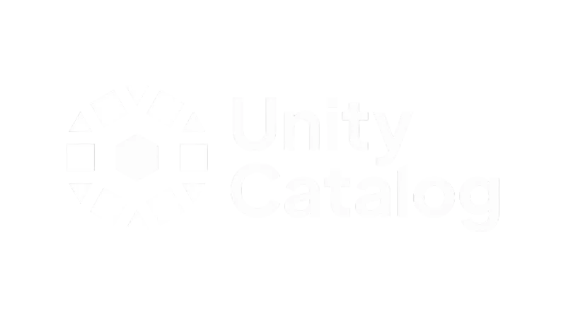 logo unity catalog white