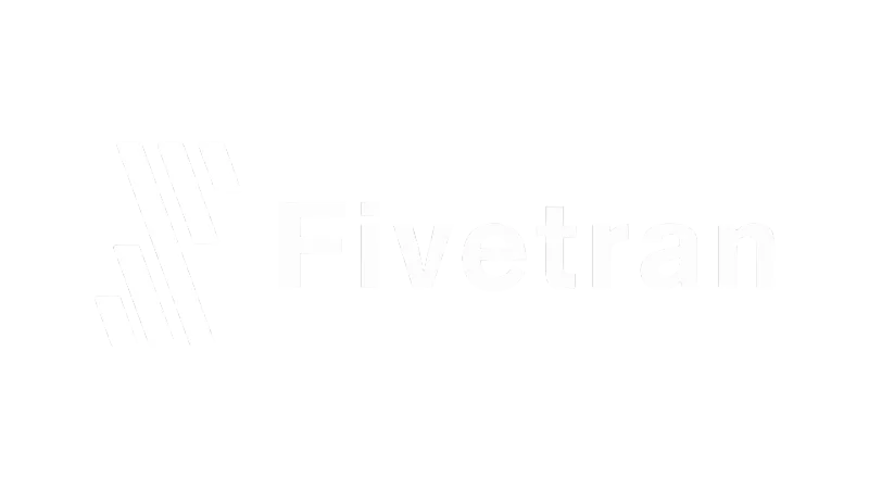 logo fivetran white