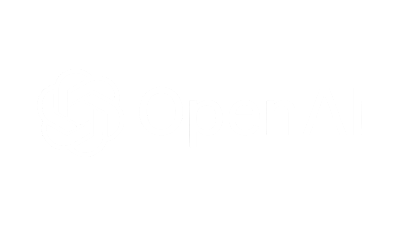 logo openai white